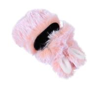 SMASOLO Plush Cartoon Earphone Case Soft Protective Cover for Durable Slip Plush Wireless Earphone Sleeve with Cute Ears Lightweight Compact Accessory