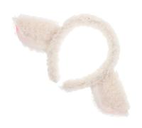 SMASOLO Plush Lamb Ear Headband for Soft Cartoon Sheep Ears Hairband for Cosplay and Performance