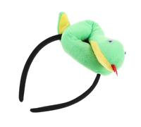 SMASOLO Plush Snake Headband Year Snake Novelty Hair Accessory Party Costume Halloween Cosplay Animal Theme Boys and Girls Women Adult Dress up Photo Booth Props