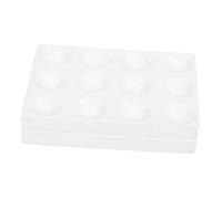 SMASOLO Porcelain Reaction Plate Ceramic Spot Board Abrasion Resistant Scientific Tray for Laboratory Chemical Experiments and Science Testing