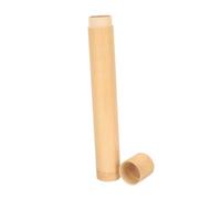 SMASOLO Portable Bamboo Toothbrush Case Small Travel Toothbrush Holder Hard Structure Vintage Design for Trips