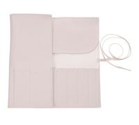 SMASOLO Portable Makeup Brush Storage Bag Travel Cosmetic Organizer Pouch for Women Lightweight Artificial Fiber Material Random Color Holder for Eyeliners and Tubes Random Color