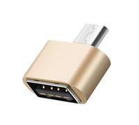 SMASOLO Portable Micro USB Otg Adapter Memory Reader Mini External Expansion for Smartphones Tablets Supports USB Flash Disk Keyboard and Mouse Connection Compatible with Random Color