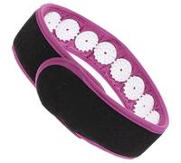 SMASOLO Portable Purple Acupressure Neck Massage Band Yoga Headband for Daily Use Relieves Tension and Fatigue Fits Head Contours Comfortable and Easy to Clean