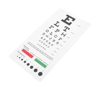 SMASOLO Portable PVC Eye Vision Chart for Home Use and Breakproof Eye Exam Tools with Multiple Visual Test Designs Reliable Vision Testing for Teens and Adults Easy to Use and Wall Chart