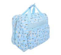 SMASOLO Portable Sewing Machine Storage Bag Oxford Fabric with Multiple Pockets Lightweight Organizer Tote for Knitting Yarn Crafting and DIY Sewing Projects