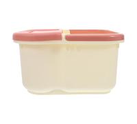SMASOLO Portable Small Beige Foot Soaking Tub for Home Use Massage Foot Bath Bucket with Insulation Spa Pedicure Basin for Relaxation