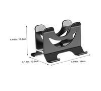 SMASOLO Portable Vertical Laptop Stand Abs Silicone Compact Cooling Holder for Notebook Computer Ergonomic Support for Couch Desk Use Small Mini Holder for Back and Wrist Comfort