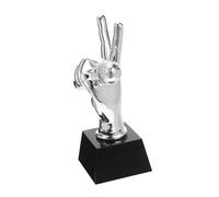 SMASOLO Professional Microphone Trophy Resin Award for Singing Contests Karaoke Parties School Events Public Speaking and Music Appreciation Decorations