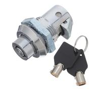 SMASOLO Push Button Cabinet Lock Zinc Alloy Chrome Finish with Core Cylinder, Electric Control Door Latch for Rv Trailer, Marine Tool Box, and Industrial Cabinets