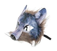SMASOLO Realistic Leopard Half Face Mask for Halloween and Masquerade Fit for Adults and Secure Comfortable Design with Clear Vision for Carnival Cosplay and Theatrical Events