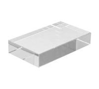 SMASOLO Rectangular Glass Prism for Science and Photography Cube Optical Prism for Light Spectrum Analysis Physics Teaching Tool Clear Glass for School and Laboratory Experiments