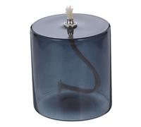 SMASOLO Refillable Glass Oil Candle Lamp with Wick Elegant Indoor Decorative Holder for Romantic Dinners Weddings Home and Ambient Lighting