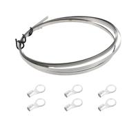 SMASOLO Replacement 3mm X Heating Strips for Manual Handheld Vacuum Sealer with 6 Clips, Flat Heating Element for Bag Sealing in Food Vacuum Packaging Machines