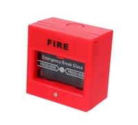 SMASOLO Resettable Manual Call Point Fire Alarm Switch with Key Reset Emergency Button for Quick Alert Reliable Safety Device Suitable for Traditional Fire Alarm Systems