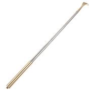 SMASOLO Retractable Brass Back Scratcher Manual Body Massager Metal Telescopic Design for Convenient Storage and Portable Use Stylish Relief Tool for Men and Women