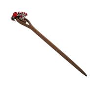 SMASOLO Retro Wooden Hair Sticks for Bun Hairstyles Natural Sandalwood Hair Pins Elegant Chinese Design All Purpose Accessory for Special Events Everyday Wear