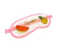 SMASOLO Reusable Cooling Gel Eye Mask, Soft Fruit Pink Cold Compress Sleep Patch for Travel and Outdoor Camping, Soothing Hot and Cold Therapy Eye Care