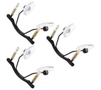 SMASOLO Rimless Nose Bridge Holder and Glasses Pad Replacement 3pcs Set Universal Single Hole Frameless Eyeglass Bridge Support for Eyewear Repair and Maintenance