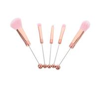 SMASOLO Rose Gold Metal Handle Makeup Brush Set for Women Soft Bristles Powder Blush Eyeliner Brushes Travel Friendly Cosmetic Tools for Versatile Application and Beginner Use