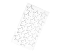 SMASOLO Self-adhesive Butterfly Face Gems Stickers Rhinestone Jewels with Hollow Star Design for Festival Makeup Creative Crafting and Daily Glamour Enhancer