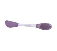 SMASOLO Silicone Dual End Face Mask Applicator Brush Versatile Facial Scrubber for Mask Application and Cleaning Easy to Clean Flexible Bristles for All Skin Types