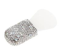 SMASOLO Silicone Face Mask Brush Skincare Mini Applicator Tool Rhinestone Handle for Facial Masks Precise Application Eye Serum Tool