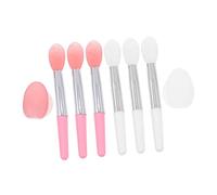SMASOLO Silicone Lip Mask Brush Set 8pcs Dustproof Case, Lip Balm Applicator Tools for Women, Soft Heads and Handles, Cosmetic Lipstick Applicator for Travel and Daily Use