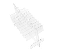 SMASOLO Small Acrylic Nail Display Board Hanger Shaped False Nails Organizer for Salon with Tool Storage Clear Organizer Rack and Samples