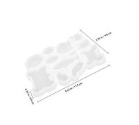 SMASOLO Small Dog Bone and Cat Fish Silicone Mold for DIY Epoxy Resin Crafts Pet Pendant Decoration Keychain and Collar Tag Maker User-Friendly Design for Beginners and Artisans