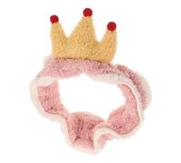 SMASOLO Soft Coral Fleece Skincare Headband for Women Wide Cute Crown Design Comfortable Hairband for Face Washing Makeup Spa Suitable for All Hairstyles