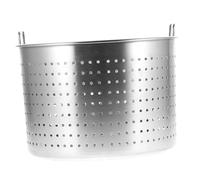 SMASOLO Stainless Steel Crawfish Pot with Dual Handles Heavy-Duty Seafood Stew Bucket for Meat and Stock Straining Capacity for Efficient Cooking and Draining