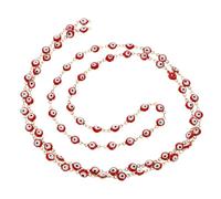 SMASOLO Stainless Steel Eye Bead Linking Chain Spooky Charm Jewelry for DIY Bracelets Necklaces for Halloween Accessories Durable Craft Beads Multi Use Chain