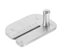 SMASOLO Stainless Steel Leather Hole Punch Plate for DIY Crafting Convenient Stitching Punch Aid Tool Multifunctional Leathercraft Accessory for Belts and Handmade Projects