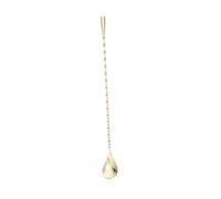 SMASOLO Stainless Steel Long Handle Bar Spoon for Drink Mixing Smooth Polished Cocktail Stirrer Scoop with Tear-Drop Shape and Easy to Clean for Coffee Honey Beverages and Cakes