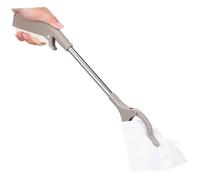 SMASOLO Stainless Steel Sanitory Clamp Trash Grabber with Non-slip Handle Garbage Pick Up Tool for Outdoor Cleaning and Waste Collection