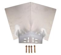 SMASOLO Stainless Steel Security Camera Dome Cover Rain and Sun Shield Outdoor Protective Roof for Bullet Cameras with Lens Port and Quick Installation