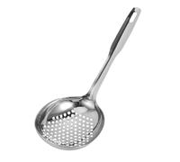 SMASOLO Stainless Steel Skimmer Slotted Spoon Strainer Colander for Kitchen Cooking Multi Function Ladle for Pasta Vegetables Meat Heat Resistant and Easy to Clean