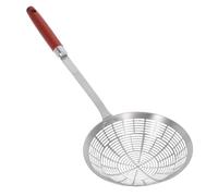 SMASOLO Stainless Steel Slotted Spoon Heavy Duty Kitchen Strainer Ladle Large Metal Skimmer for Efficient Drainage of Dumplings Noodles and Fried Foods Home Cooking Tool
