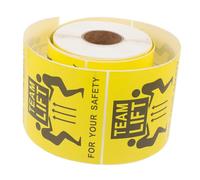 SMASOLO Team Lift Heavy Package Warning Labels Large Adhesive Stickers for Moving Boxes Self Adhesive Caution Tags for Shipping Logistics Warehouse and Storage Safety