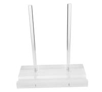 SMASOLO Transparent Acrylic Display Stand for Tablet Books Menus and Sturdy Easel Holder for Restaurant Table Signs and Magazine Display
