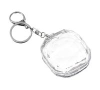 SMASOLO Transparent Diamond Pattern Hard Earbuds Protective Cover Case for Buds Live Pro Anti-fall Anti-scratch Wireless Earpieces Protector with Hanging Buckle Portable and Easy to Clean