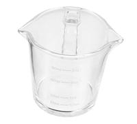 SMASOLO Transparent Glass Mini Coffee Pot Creamer Pitcher Espresso Cup Milk Jug for Breakfast Glass Milk Pitcher for Tea and Coffee Compact and Practical for Home and Cafe Use