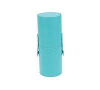 SMASOLO Travel Makeup Brush Cup Holder Pu Leather Organizer Case Large Storage Compact Organize Your Cosmetics