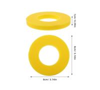 SMASOLO Universal Auto Shock Absorption Ring Bushing Yellow Rubber Top Mount Buffer Cushion for Car Suspension Strut Tower Assembly