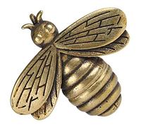 SMASOLO Vintage Brass Bee Charm Pendant for Keychain Decoration DIY Accessories for Crafting for Handmade Keychain and Bag Charms for Giving
