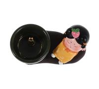 SMASOLO Vintage Chinese Lady Ceramic Incense Holder Stable Base Porcelain Stick Burner for Office Bedroom Yoga Aromatherapy Relaxation Compatible with Various Incense Types