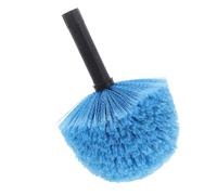 SMASOLO Washable Cobweb Duster Head for High Ceilings and Corners PP Nylon Round Brush for Gutter and Spider Web Cleaning Lightweight Flexible Tool for Indoor Use