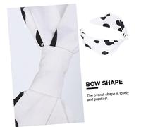 SMASOLO Wave Headband for Women Chic Black White Hair Accessory Stylish Hair Hoop for Everyday Wear for Ladies Eye Catching Fashion Statement