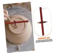 SMASOLO Wooden Clay Compass Tool Pottery Circle Cutter Clay Cutting Accessory Precision Crafting Tool for Ceramic and Artworks